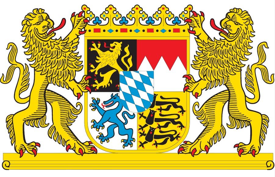 wappen freistaat bayern rdax 85